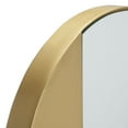 thumbnail image 4 of SAFAVIEH Bryley 16 in. Geometric Round Mirror, Brushed Brass, 4 of 5
