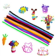 Kkbestpack 20 Colors 300 Pcs Pipe Cleaners Craft Chenille Stems for Kids DIY Art Creative Craft Decorations (6 mm x 12 Inch) Assorted Colors