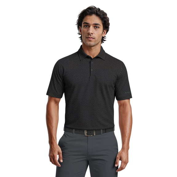 Ben Hogan Men's & Big Men's Performance Dash Print Golf Polo Shirt, up to 5XL