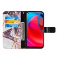 thumbnail image 4 of Allytech Wallet Case for Motorola Moto G Stylus 5G 6.8-Inch 2021 Released - Marble Series Flip Folio Kickstand Cards Slots Bumper TPU Back Cover Shockproof Drop Protective Wallet Case for Girls Women, 4 of 5