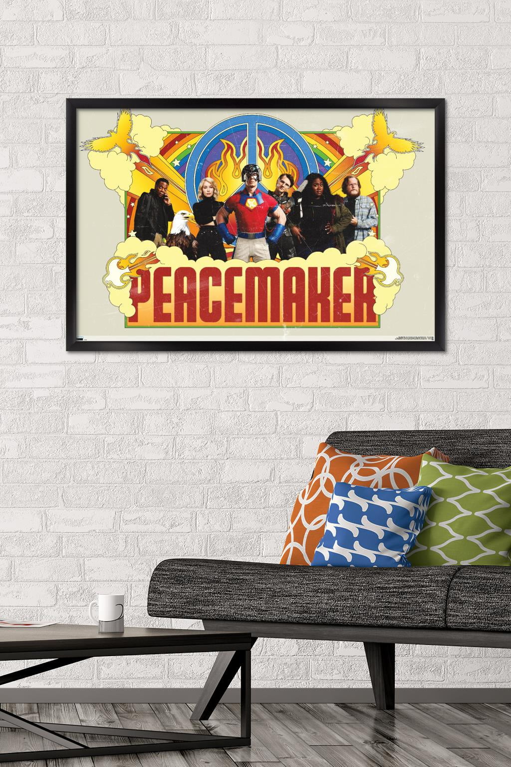 DC Comics TV Peacemaker - Group Wall Poster, 22.375" x 34" Framed