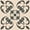 Gray, variant on Mi Alma Floral Gray Tile Stickers - Removable Vinyl 4x4, 24 pcs