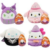 Squishmallows Original 5-Inch Hello Kitty & Friends 4 Pack - Official Jazwares Mini Plush - Collectible Soft & Squishy Sanrio Stuffed Animal Toy - Gift for Kids, Girls & Boys
