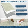thumbnail image 6 of Area Rugs, Washable Large Rugs for Living Room Bedroom, Low Pile Soft Carpet, Modern Abstract Neutral Design, Non Slip & Non Shedding Foldable Floor Mats for Home Decor, 6 of 9