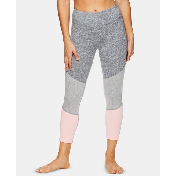 Gaiam Womens Delaney Colorblocked Capri Leggings Size XS