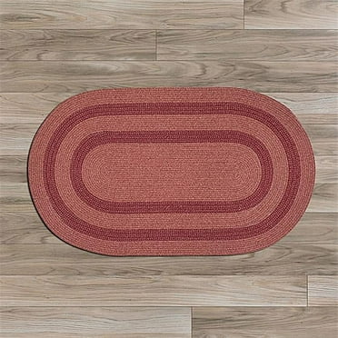 Rug  2 x 6 ft. Graywood Braided Rug Cedar