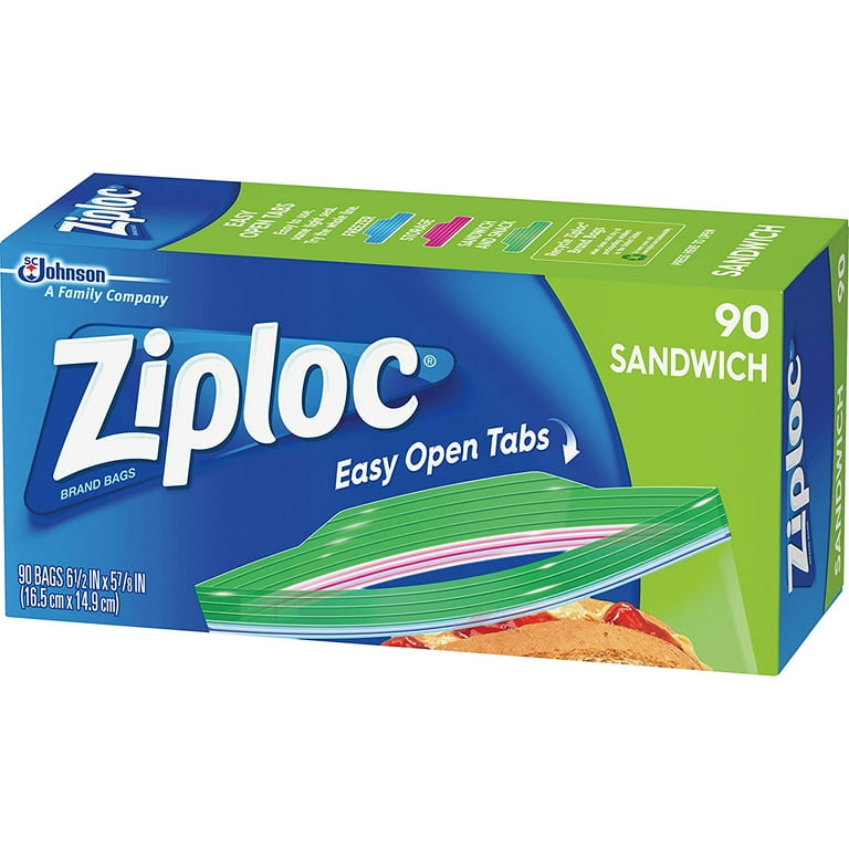 Ziploc Sandwich Bags - 5.88 Ziploc Sandwich Bags - 5.88