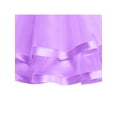 thumbnail image 5 of Girls Dress Long Sleeve Purple Ball Gown Wedding Party Pageant 6 Years, 5 of 5