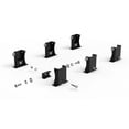 thumbnail image 2 of Holman Roof Rack Mounting Kit 4089P Pro III Series; Mounts Holman Van Roof Racks 40890 And 4089A; Black; Steel, 2 of 2
