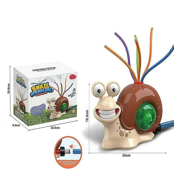 Kids Outdoor Water Sprinkler Toys Snail Cactus Fire Hydrant Rotating Water Spray Gun Summer Garden Yard Lawn Fun Water Toys Game