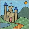 thumbnail image 2 of Swinford, Charles 12x12 Gold Ornate Wood Framed with Double Matting Museum Art Print Titled - Calico Kingdom I, 2 of 4