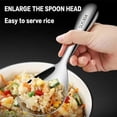 thumbnail image 5 of ABCISI 2Pcs Rice Spoon 304 Stainless Steel Rice Paddle Spoon Thickened Nonstick Rice Spatula Rice Scooper Rice Cooker Spoon Food Serving Spoon Scoop Kitchen Utensils for Home Restaurant Hotel(Bright), 5 of 9
