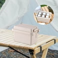 thumbnail image 3 of Xingzhi Boîte de Rangement Extérieure Camping Voyage Randonnée Barbecue BBQ Voiture Organisateur Beige, 3 of 9
