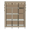 thumbnail image 5 of Hassch 69" High-Leg Non-Woven Fabric Assembled Cloth Wardrobe Beige, 5 of 8