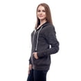 thumbnail image 2 of Women's Triblend Sponge Fleece Full-Zip Hoodie, 2 of 3