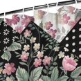 thumbnail image 3 of Pioneer Flower Floral Print Pattern Shower Curtain 36"x72" ,Bathroom Decorative Shower Curtains Set with 12 Hooks,Modern Waterproof Washable Shower Curtain, 3 of 6