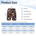 thumbnail image 4 of Cauagu Halloween With Skull Print Swim Trunks for Men,Youth Boys Swim Shorts Compression Liner Beach Shorts Boys' Swimming Shorts 7-20 Years Bathing Suit-Small, 4 of 7