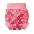 thumbnail image 2 of Splash About Girl's Happy Nappy Cloth Swim Diaper, Pink Blossom, 0-3 Months, 2 of 3