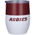 thumbnail image 2 of Texas A&M Aggies 16oz. Colorblock Stainless Steel Curved Tumbler, 2 of 2