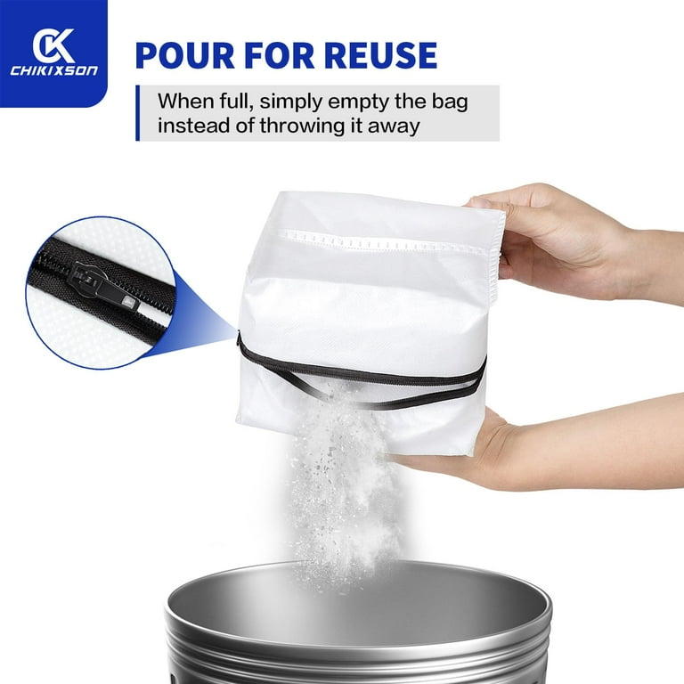 Pcs Reusable Zippered Vacuum Bags for iRobot Roomba I S J