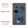thumbnail image 4 of Topchances Model1 Bluetooth 80 Watt Continuous Power Bookshelf Speakers with Remote Control, Black, 4 of 12