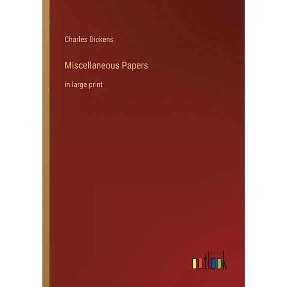 Miscellaneous Papers : in large print (Paperback)