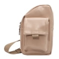 thumbnail image 2 of Bolso De Pecho Bolso de pecho Casual Fashion Lady Crossbody Bag Cuero de PU para deportes de viaje (caqui), 2 of 8
