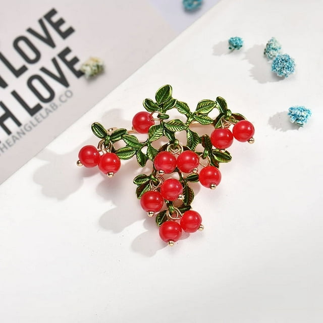 Zhuge Broches, alfileres, broches vintage, broche de esmalte verde, broches de flores y plantas de moda, accesorios de joyería de moda para mujeres y niñas, regalo, B10