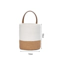 thumbnail image 6 of Mdesiwst Hanging Basket Natural Hand-woven Faux Leather Rattan Household Flower Storage Baskets for Home, 6 of 8