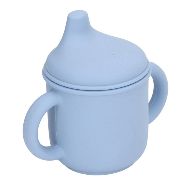 Taza de entrenamiento de silicona BuyWeekMX Taza a prueba de derrames con boquilla de silicona