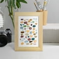 thumbnail image 5 of Shattered Segments I - Framed Print w/glass - Natural Wood, 5 of 8