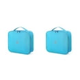 thumbnail image 1 of yingyy Medical Kit Fabrics Household Emergency First Aid Box Portable Capacity Storage Bag Children Pill Pouch Survival Car Blue Large Size 2Set, 1 of 6