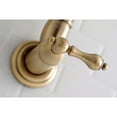 thumbnail image 4 of Kingston Brass KS3103AL Restoration Wall Mount Pot Filler Kitchen Faucet, Antique Brass, 4 of 5