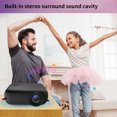 thumbnail image 6 of GFHFHITJ Home portable multifunctional LED mini projector supports 1080P high-definition decoding projector Supports U-Disk/Trans-flash Card /HDMI And AV Cable etc., 6 of 8
