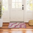 thumbnail image 3 of Yayeee Doormat for Indoor Entrance 32" x 20" Non Slippery Floor Rug, Pink Brown Pattern, 3 of 8