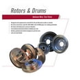 thumbnail image 3 of DK1101-2 Rear Rotors and Semi-Metallic  Brake Pads and Hardware Set Kit, 3 of 8