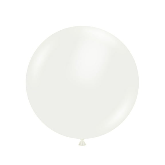 Tuf-Tex 17" White Latex Balloons (50 ct)