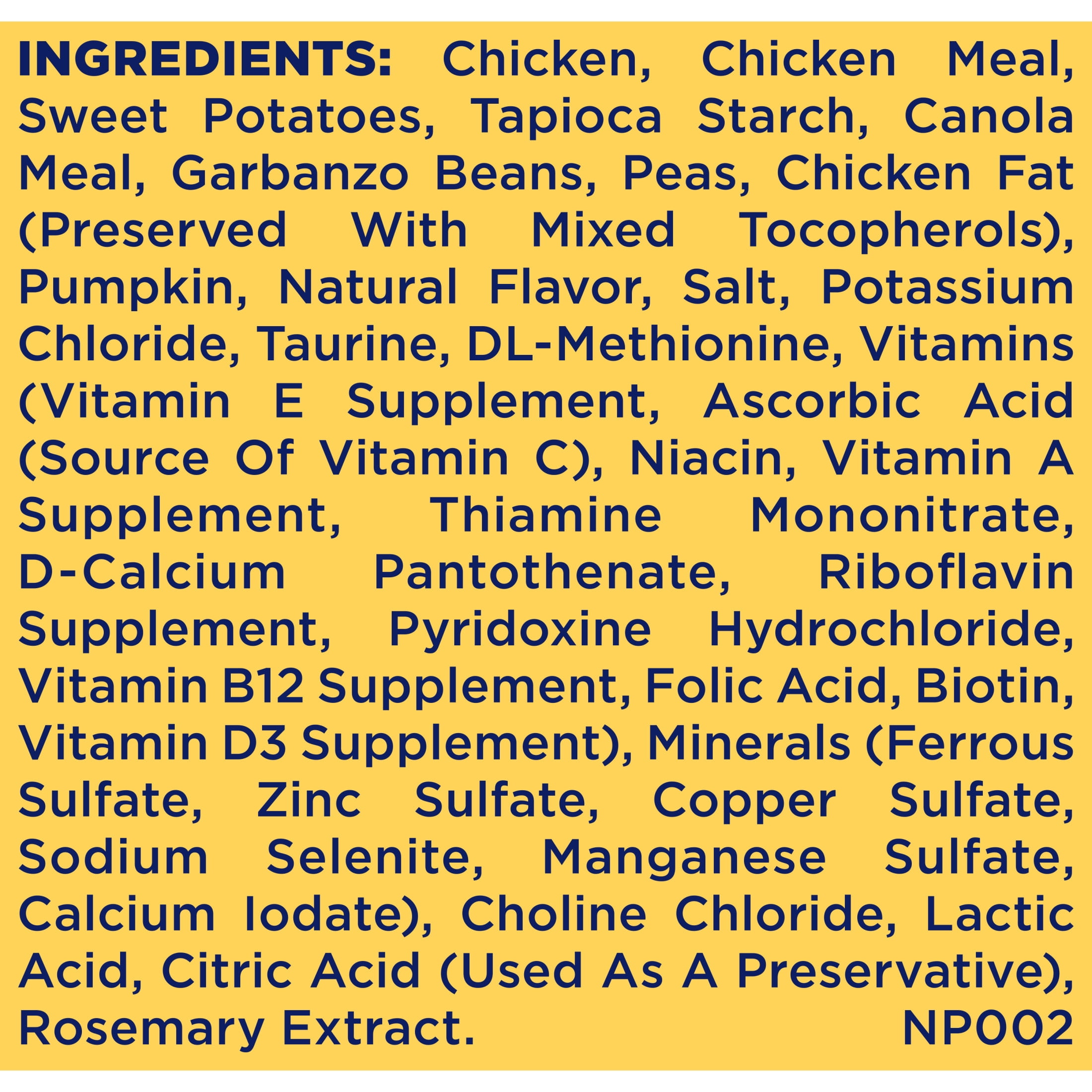 Nature's Recipe Grain Free Small Breed Dry Dog Food Chicken, Sweet Potato & Pumpkin, 4 lb Bag