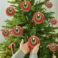 thumbnail image 5 of cpengpj 8CM 3pcs Christmas Ball Ornaments, Foam Holiday Decorations for Tree, Home, Party (White/Red/Pink/Gold/Blue), Durable and Lightweight Xmas Hanging Pendant, 5 of 6