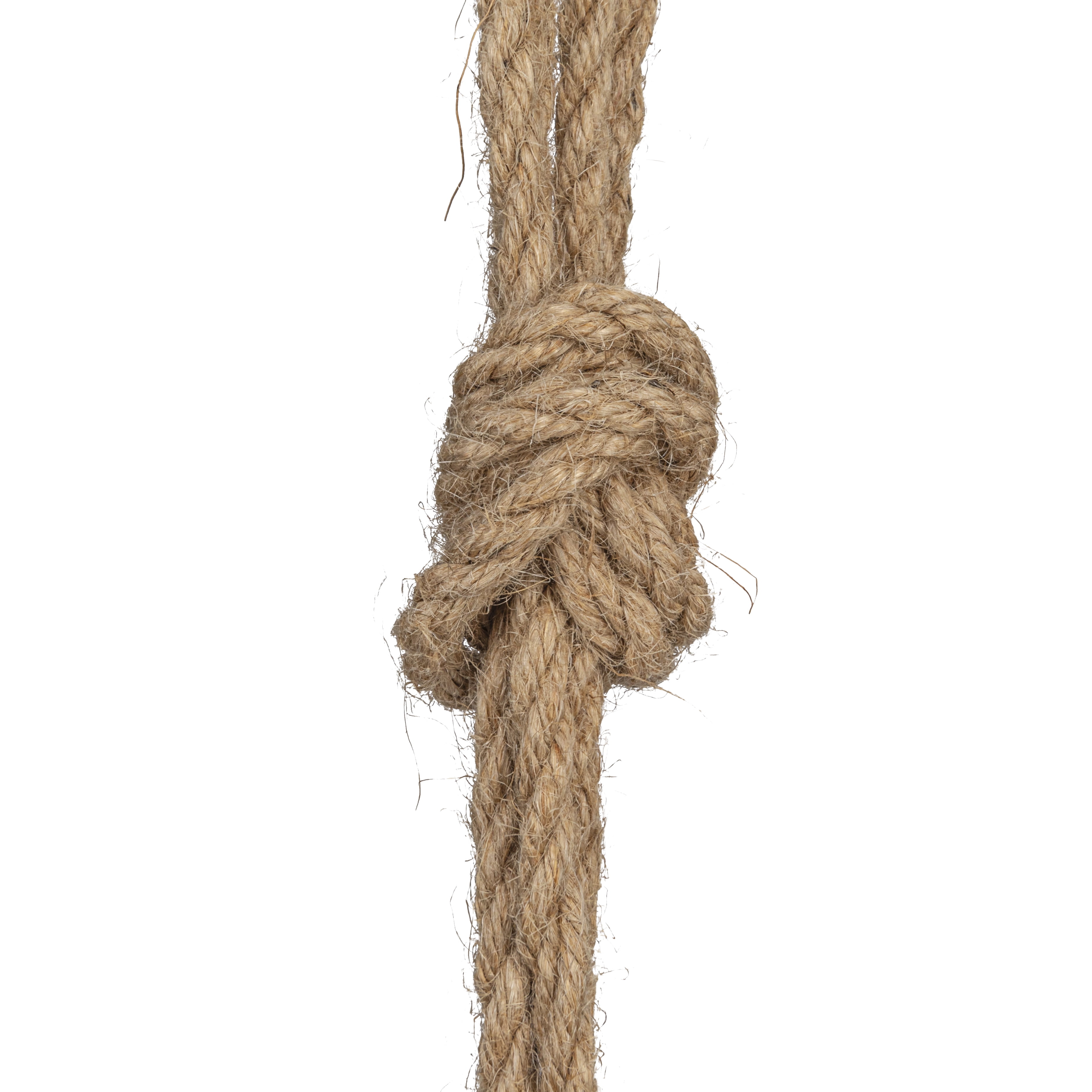 Creative Co-Op Hanging Stoneware Planter with Jute Rope Hanger and Distressed Volcano Finish, White