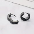 thumbnail image 4 of Earrings Bradem Stainless Mens Womens Hoop Earrings Piercings 5 Pairs Fashion Cool Men's Hoop Earrings Casual Jewelry, Lady Earrings , White 10 Earrings, One Size, 4 of 8