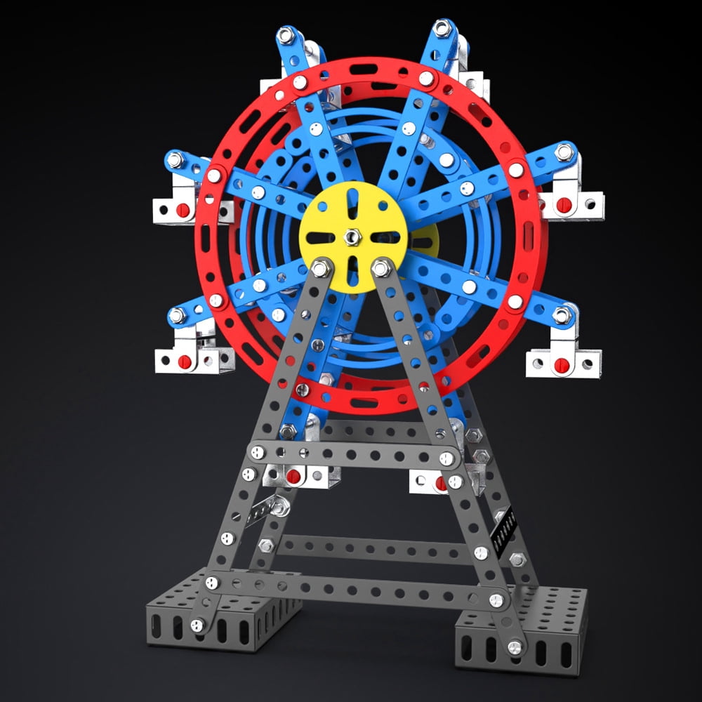 Erector Sets STEM Model Building Toys Ferris Wheel Model Kit Gifts for Kids Age 8-16 Blue