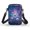 Blue Butterfly & Daisies, variant on CHAQLIN Adjustable Shoulder Strap Mini Purse for Shop Outdoor, Polyester Adjustable Strap Cell Phone Purse, Rooster Floral Pattern