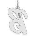 thumbnail image 3 of 14k White Gold Large Script Letter B Initial Charm - 17.85mm, 3 of 6