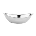 thumbnail image 2 of Ensaladera BLESIY de acero inoxidable cuenco decorativo frutero irrompible cuenco para aperitivos Plata M, 2 of 8