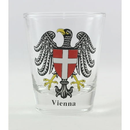 Vienna (Wien) Austria Coat Of Arms Shot Glass (Best Of Vienna Austria)