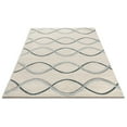 thumbnail image 4 of Well Woven Mystic Poppy Contemporary Striped & Solid Geometric Blue 3'11" x 5'3" Area Rug, 4 of 6