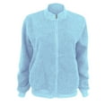 thumbnail image 3 of Mgmyaa Women's Soft Velvet Sweater Jacket Long Sleeve Casual Fleece Lined Zip Up Coat, 3 of 6