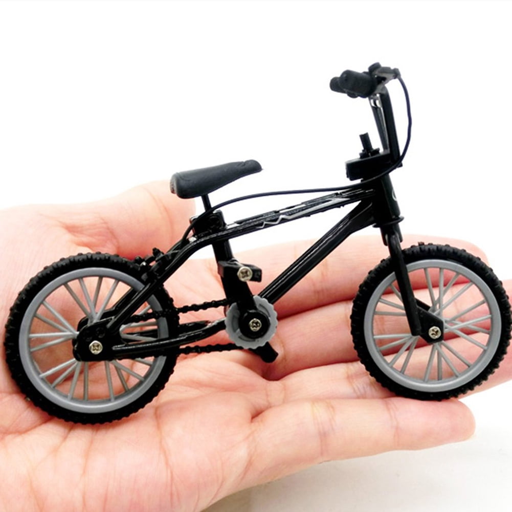 Mini BMX Mountain Bike Bicycle Model Kids Toy Gift Ornament for 1/12 Doll House Kekailu Children Toys Black 