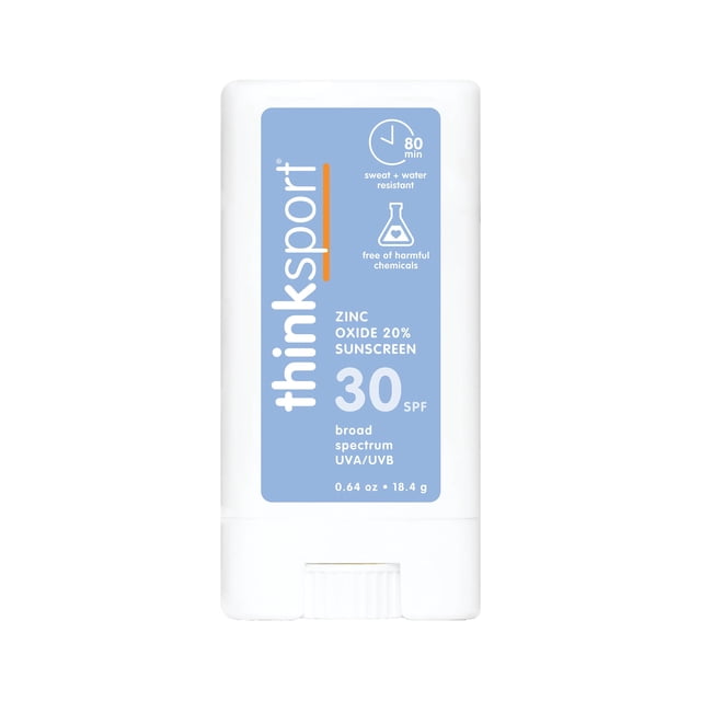 Protector solar en barra THINK Thinksport SPF 30, 18,9 ml, resistente al agua